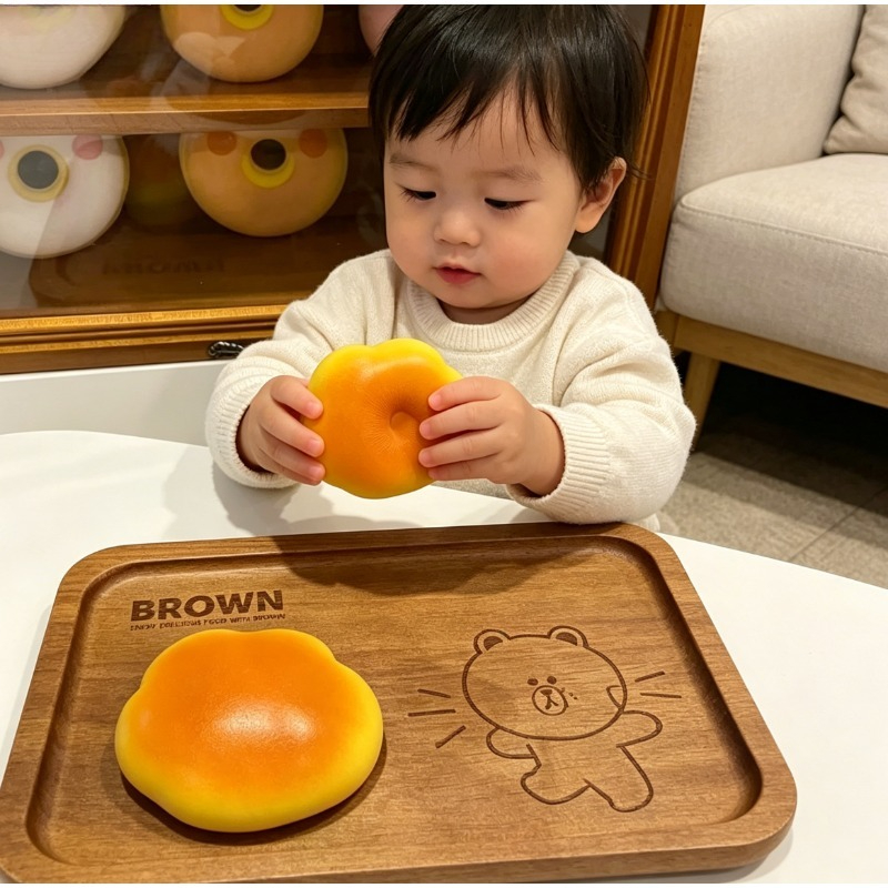 Cloud Shaped Gradient Bread Sq - Baby Food Toy recension och pris