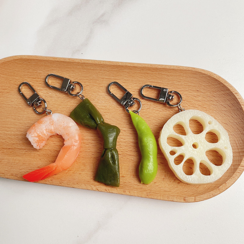 Simulation Food Keychain Brais - Baby Food Shrimp recension och pris