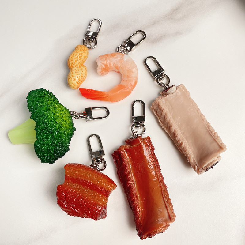 Simulation Food Keychain Brais - Baby Food Shrimp recension och pris